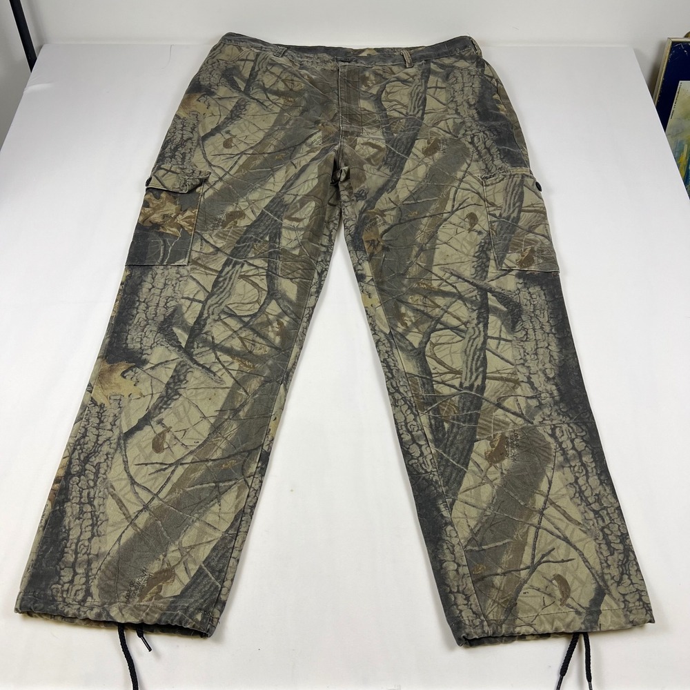 Liberty Cargo Pants XL Realtree Hardwoods Camo Cotton Blend Excellent Hunting